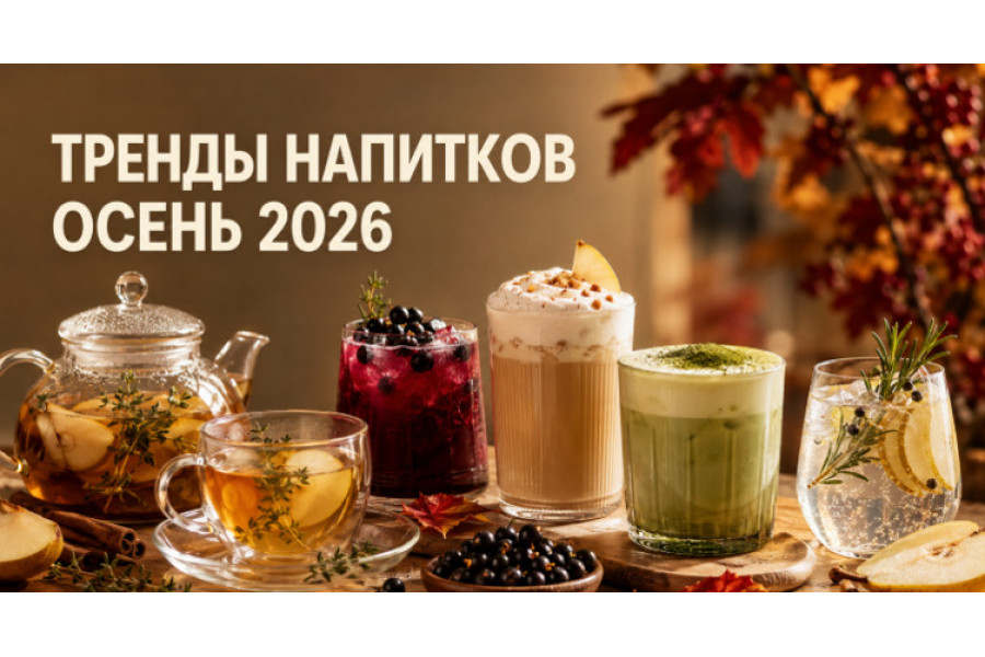 Тренды напитков на осень 2026 года Тренды напитков на осень 2026 года