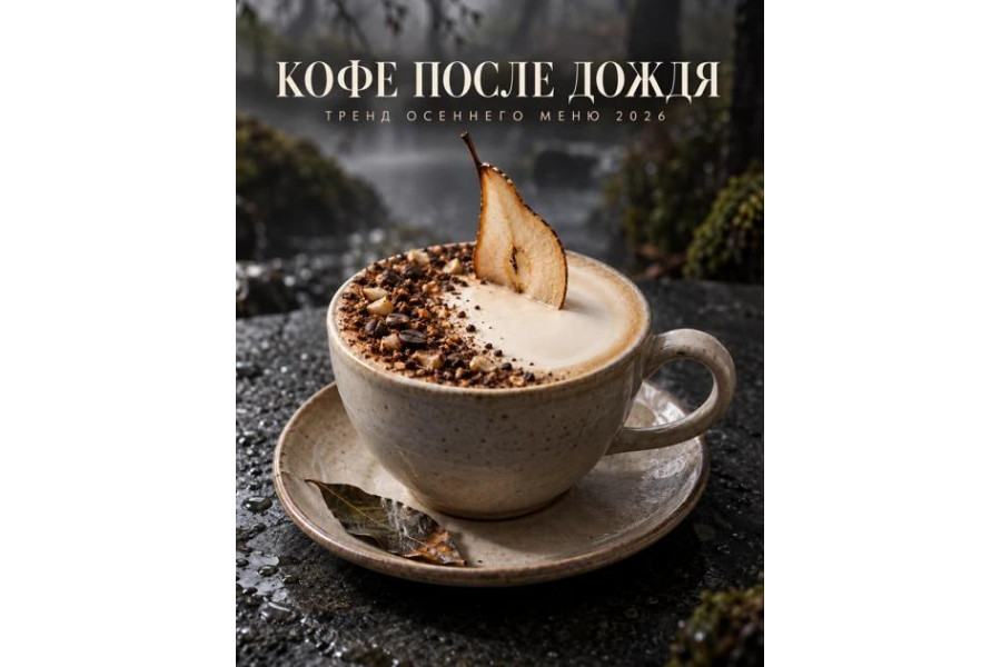 Кофе «После дождя»: рецепт для осеннего меню 2026 Кофе «После дождя»: рецепт для осеннего меню 2026