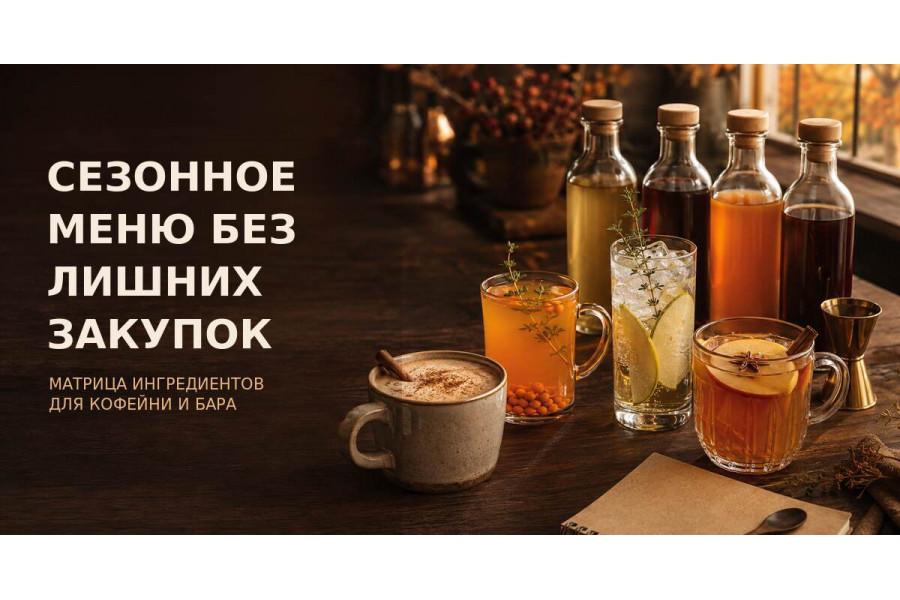 Как составить сезонное меню напитков без лишних закупок Как составить сезонное меню напитков без лишних закупок