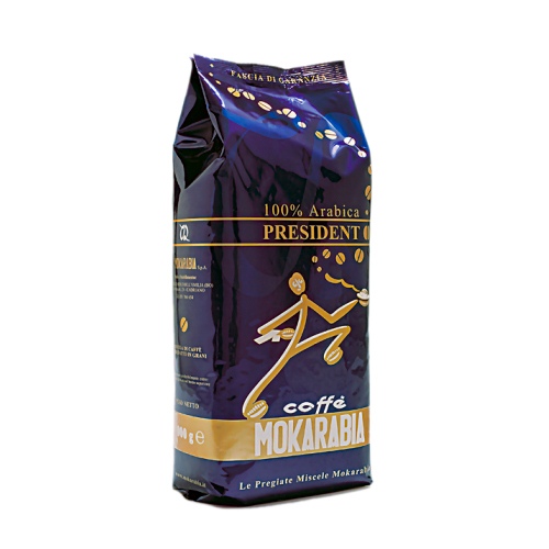 Mokarabia President 100% Arabica — кофе в зернах, 1 кг