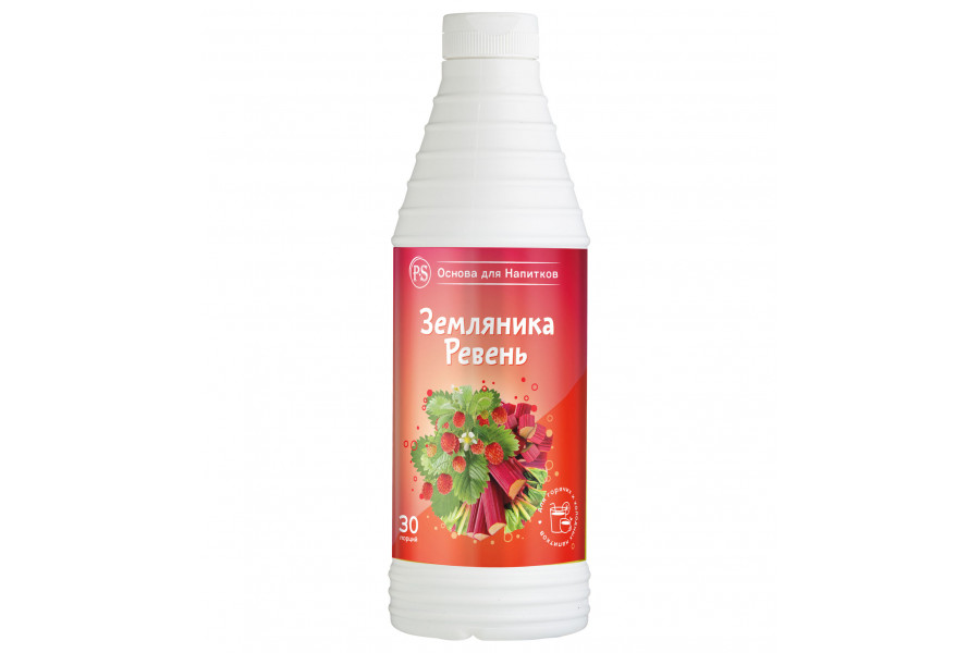 Земляника-Ревень основа для напитков Proffsyrup, 1 кг Земляника-Ревень основа для напитков Proffsyrup, 1 кг