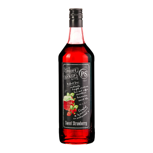 Сладкая клубника — сироп ProffSyrup, 1 л Сладкая клубника — сироп ProffSyrup, 1 л