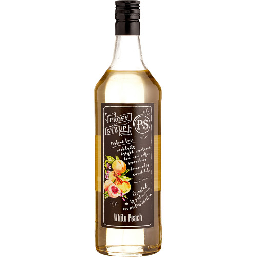 Белый персик — сироп ProffSyrup, 1 л Белый персик — сироп ProffSyrup, 1 л
